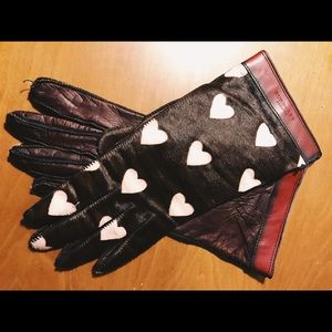Burberry cowhide leather gloves